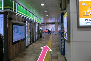 総武線「亀戸駅」からの道順2