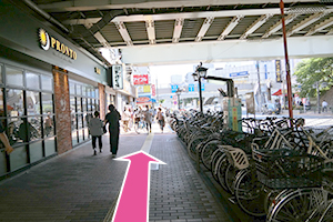 総武線「亀戸駅」からの道順3